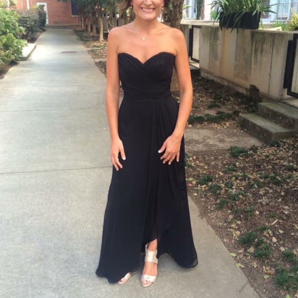 Black After Six Bridesmaids Dress